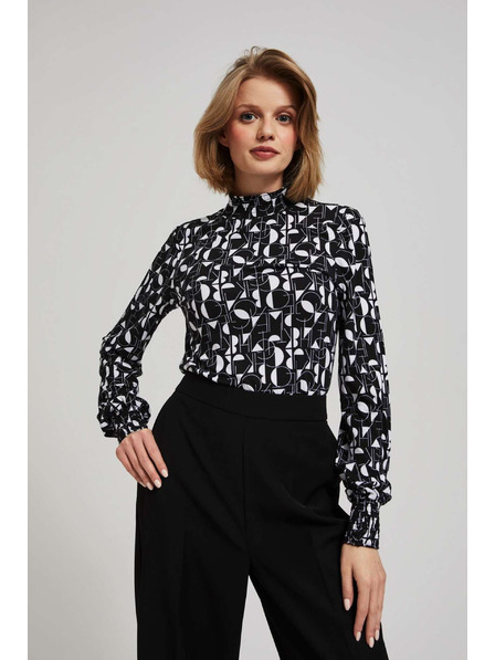 Moodo Блуза с шарка Moodo