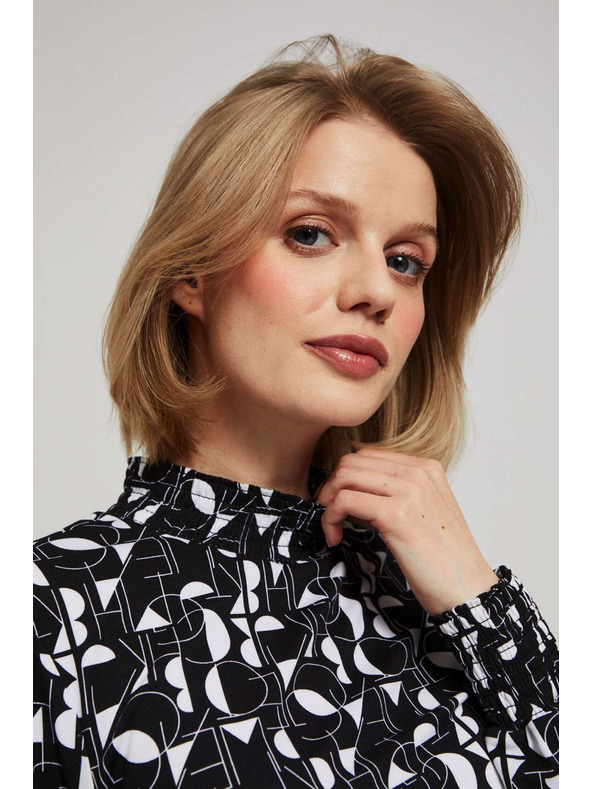 Moodo Блуза с шарка Moodo