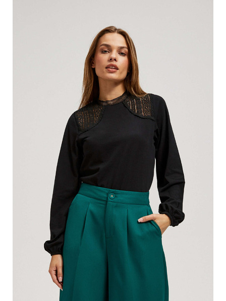 Moodo Дантелена декоративна блуза Moodo