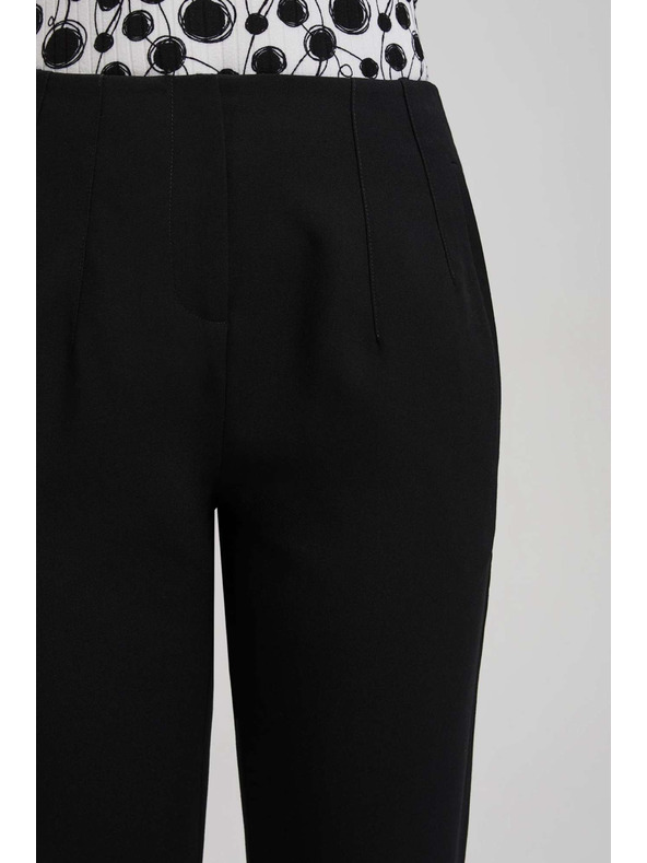 Moodo Черни панталони със права линия Moodo