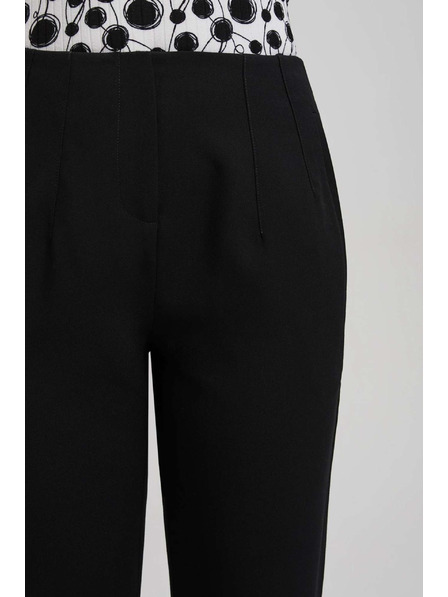 Moodo Черни панталони със права линия Moodo