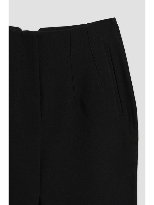 Moodo Черни панталони със права линия Moodo