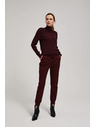 Moodo Кестеняви панталони с връзка Moodo