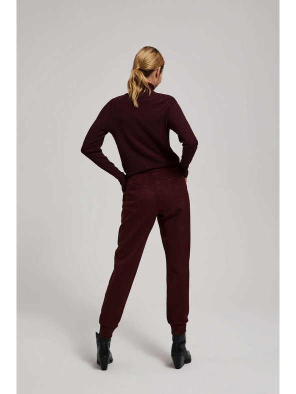 Moodo Кестеняви панталони с връзка Moodo