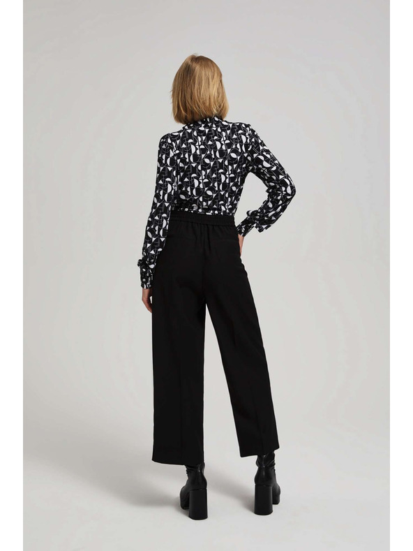 Moodo Гладки панталони с широки крачоли Moodo