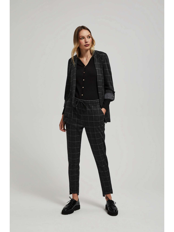 Moodo Черни каирести панталони Moodo