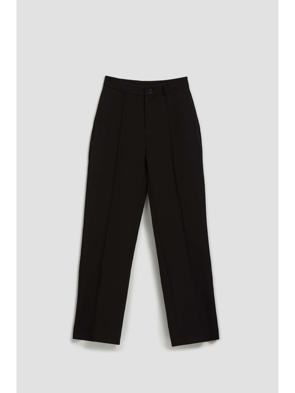 Moodo Черни панталони със структура Moodo