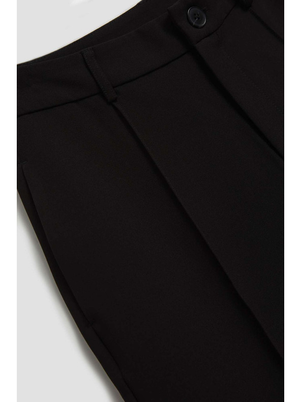 Moodo Черни панталони със структура Moodo