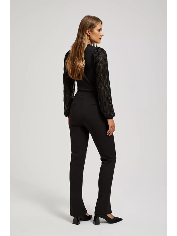 Moodo Панталони със структура и цепка Moodo