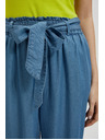 Moodo Сини лиоцелови панталони с широки крачоли Moodo