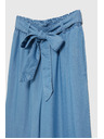 Moodo Сини лиоцелови панталони с широки крачоли Moodo