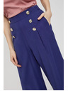 Moodo Лилави панталони с декоративни копчета Moodo