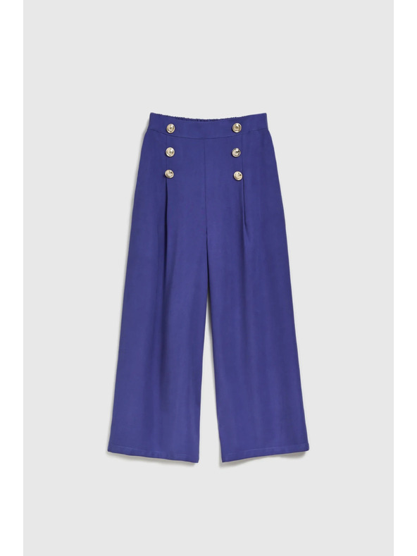 Moodo Лилави панталони с декоративни копчета Moodo