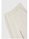 Moodo Елегантни бежови панталони с стеснени крачоли и джобове Moodo