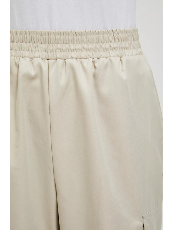 Moodo Бежови карго панталони с прави крачоли Moodo