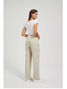 Moodo Бежови карго панталони с прави крачоли Moodo