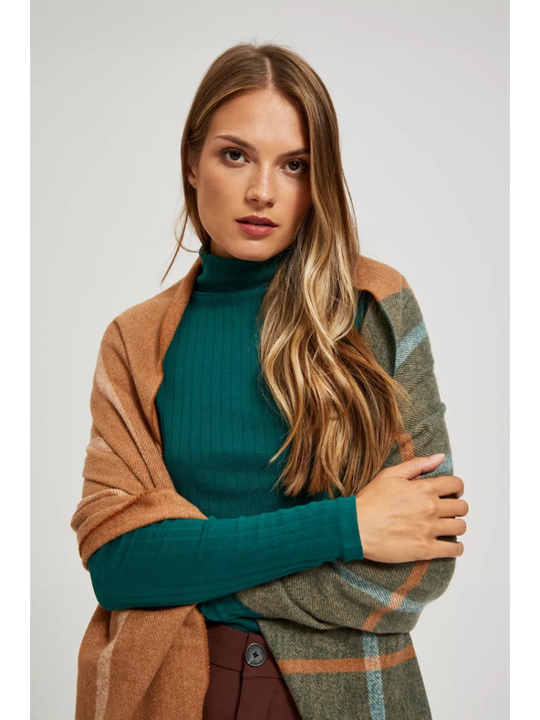 Moodo Смарагдов шал с ресни Moodo