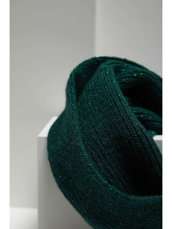 Moodo Смарагдов шал с металическо влакно Moodo