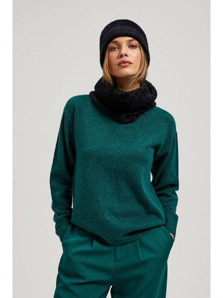 Moodo Гладък черен шал Moodo