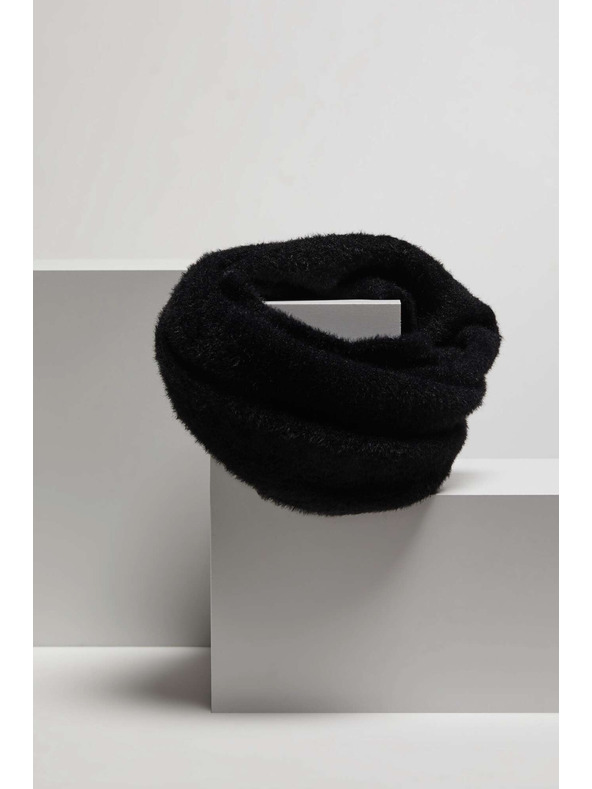 Moodo Гладък черен шал Moodo