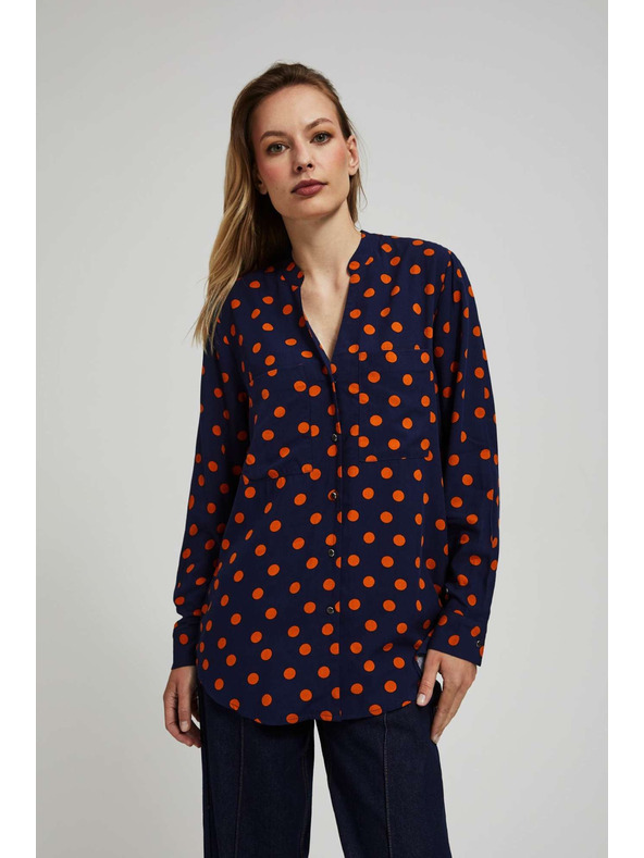 Moodo Риза с дълъг ръкав Moodo