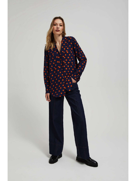 Moodo Риза с дълъг ръкав Moodo