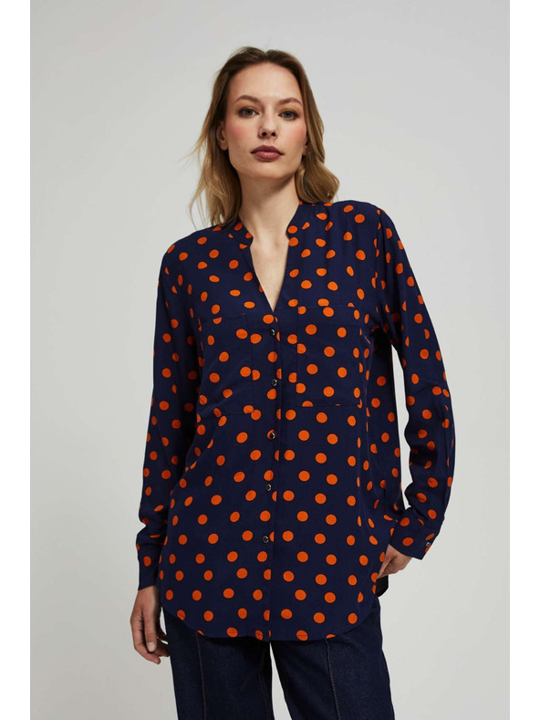 Moodo Риза с дълъг ръкав Moodo