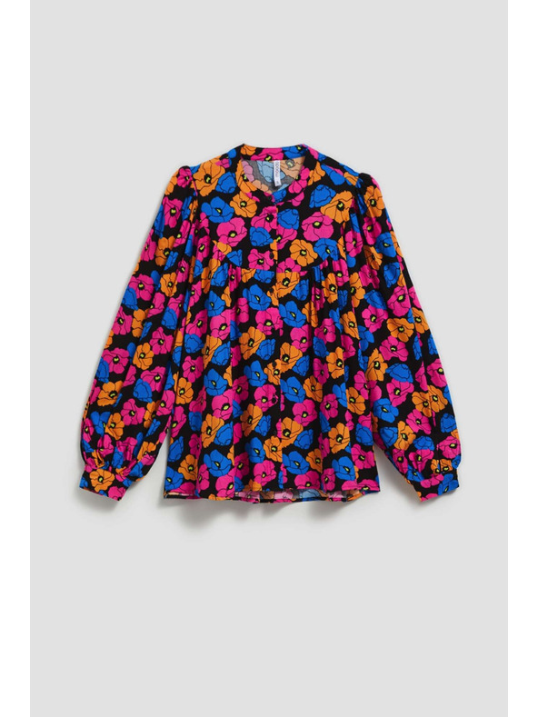 Moodo Черна цветна риза Moodo