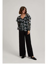 Moodo Риза с волани и цветен принт Moodo