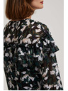 Moodo Риза с волани и цветен принт Moodo