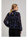 Moodo Черна риза с цветен принт Moodo