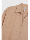 Moodo Ленена риза бежова Moodo