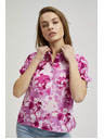 Moodo Розова риза с цветен десен Moodo
