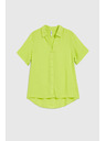 Moodo Лаймова риза с яка Moodo