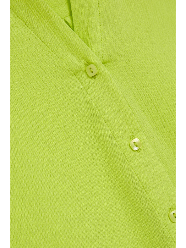 Moodo Лаймова риза с яка Moodo