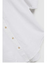 Moodo Бяла риза с къси и широки ръкави Moodo
