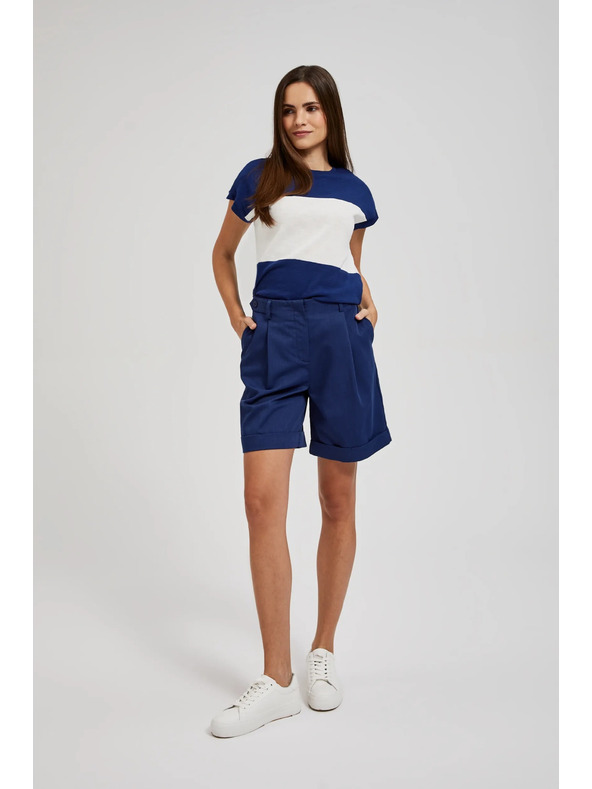 Moodo Тъмносини шорти до коляното Moodo