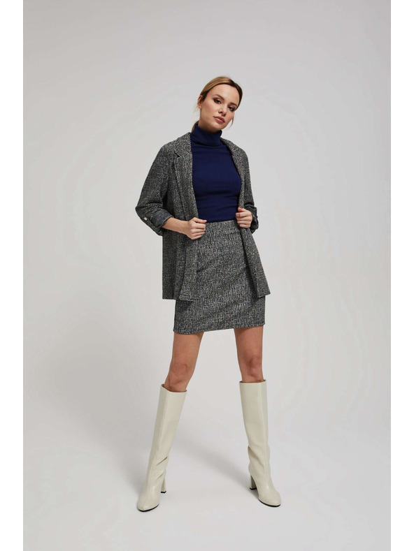 Moodo Прилепнала черна пола Moodo