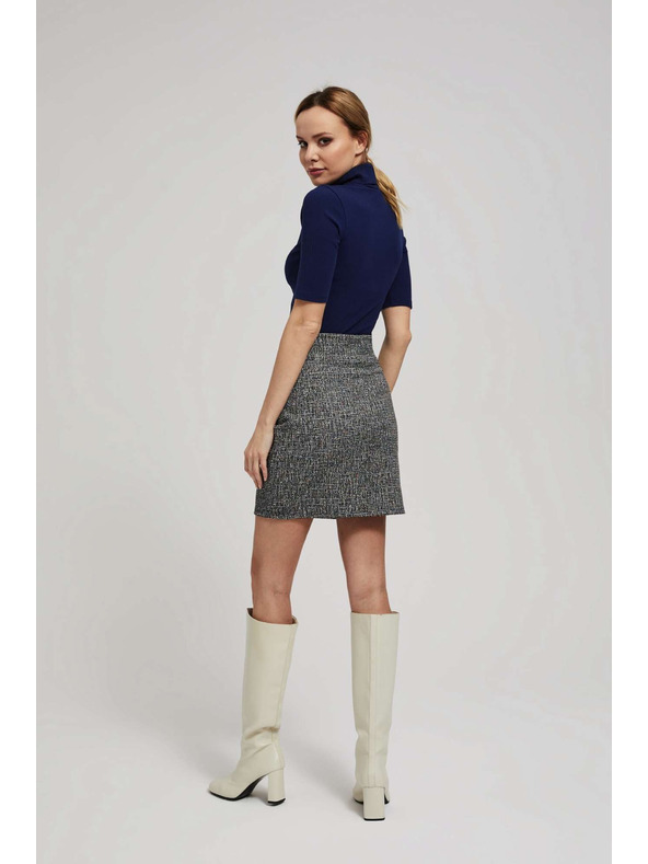 Moodo Прилепнала черна пола Moodo