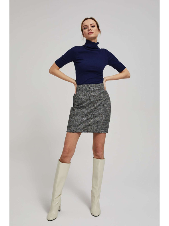 Moodo Прилепнала черна пола Moodo