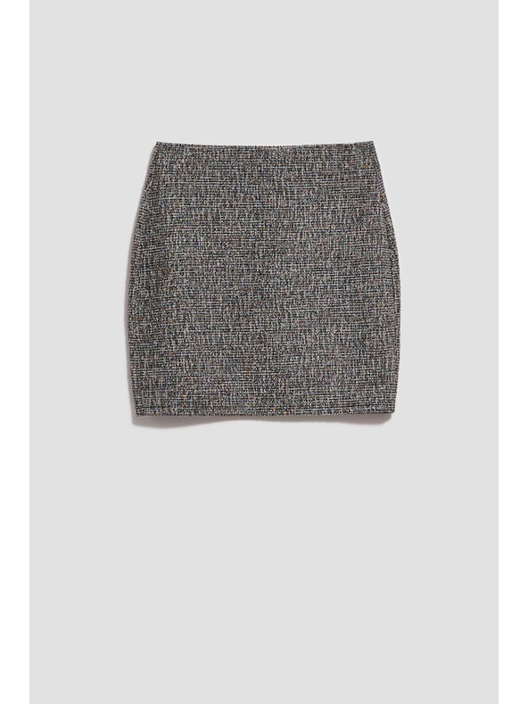 Moodo Прилепнала черна пола Moodo