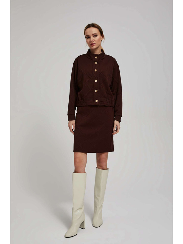 Moodo Прилепнала кестеняво пола до коляното Moodo