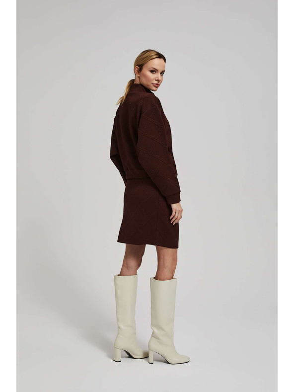 Moodo Прилепнала кестеняво пола до коляното Moodo