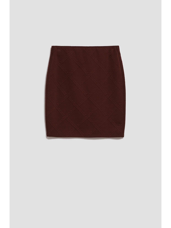 Moodo Прилепнала кестеняво пола до коляното Moodo