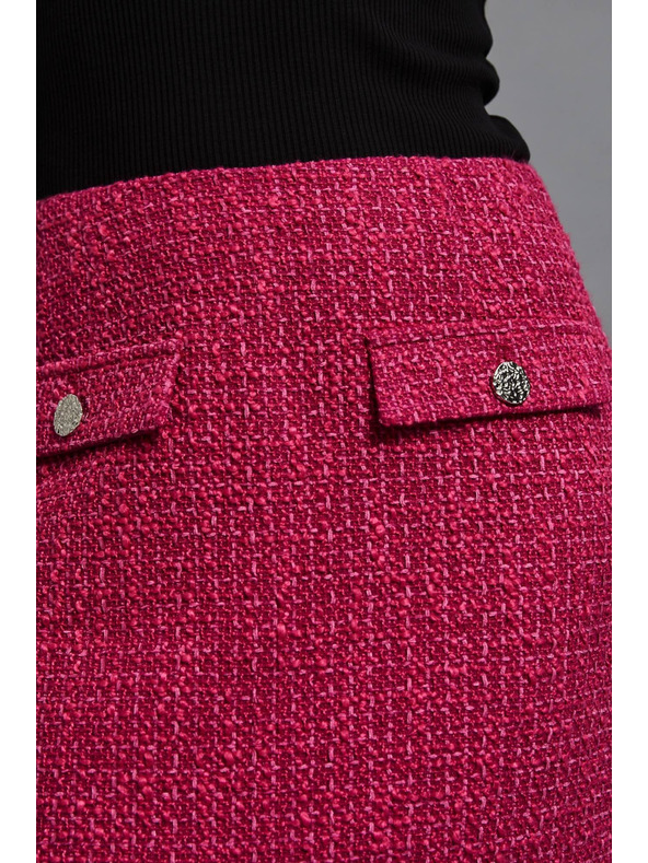 Moodo Пола в твидов стил розова Moodo