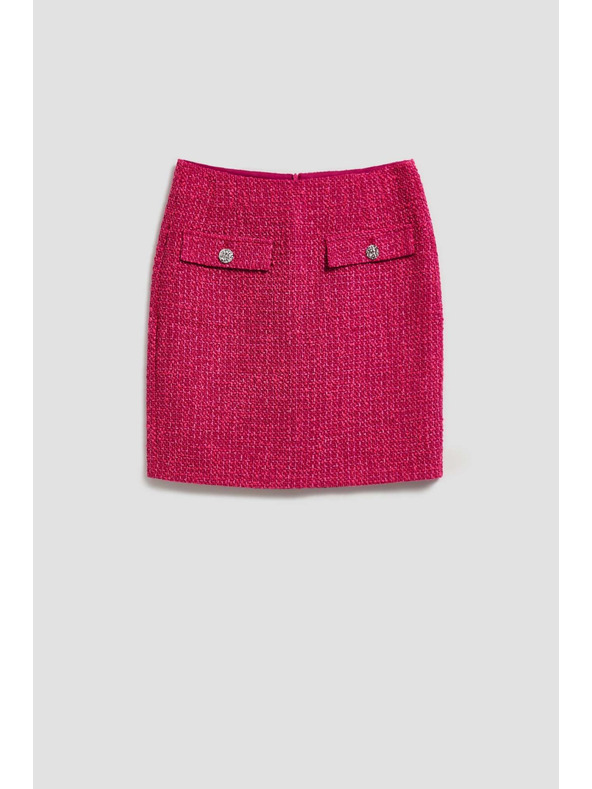 Moodo Пола в твидов стил розова Moodo