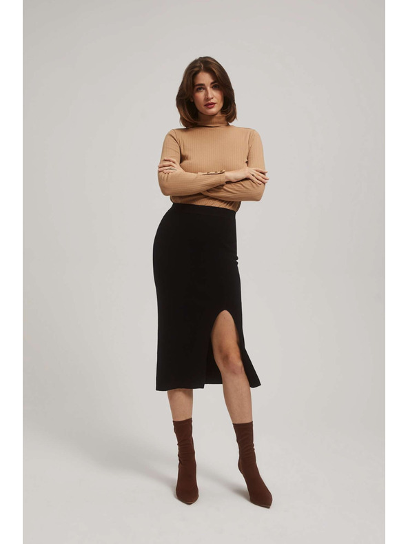 Moodo Права миди пола с цепка черна Moodo