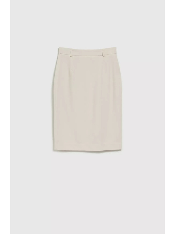 Moodo Права пола до коляното в бежово Moodo