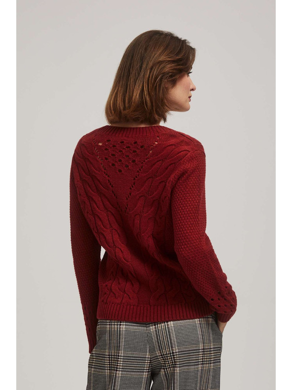 Moodo Суитшърт с ажурни ръкави Moodo