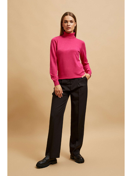 Moodo Фуксиев суитшърт с яка Moodo